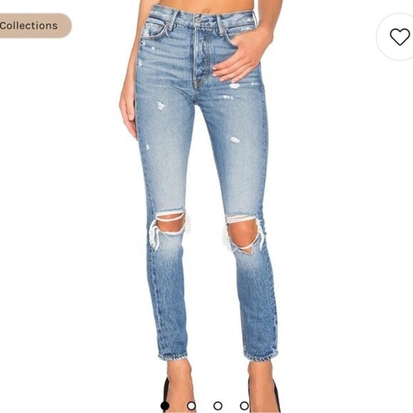 GRLFRND Karolina High-Rise Skinny Jean in I Put A Spell On You - Picture 1 of 8